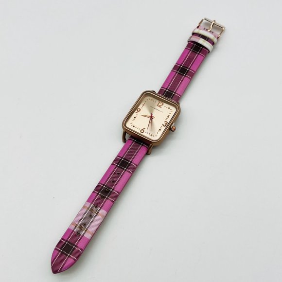 Isaac Mizrahi Live Watch with Set of 3 Interchangeable Straps Rosetone